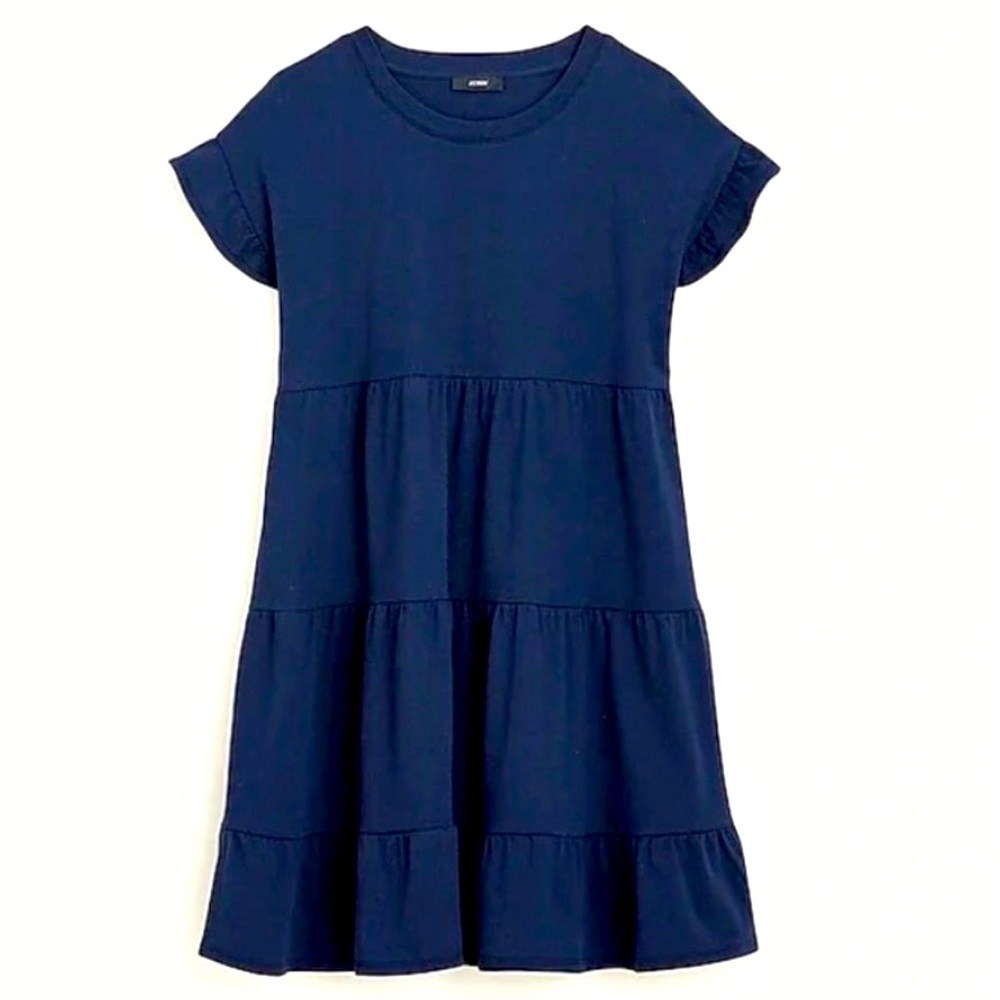 J. Crew Tiered Broken-In Jersey Dress